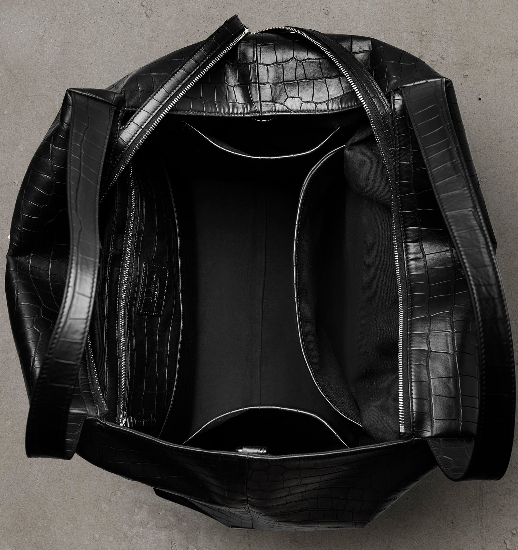 LM1 Black Lacquer Croco